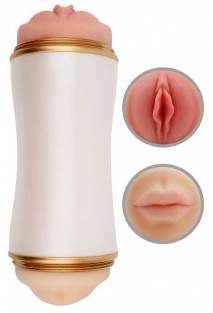 MX Sexual Stroker �ift Tarafl� Vajinal ve Oral Mast�rbat�r